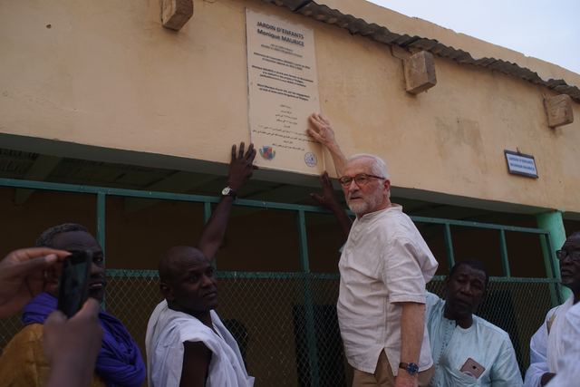 Cérémonie de pose de la plaque et d'inauguration, le 18 février 2022.